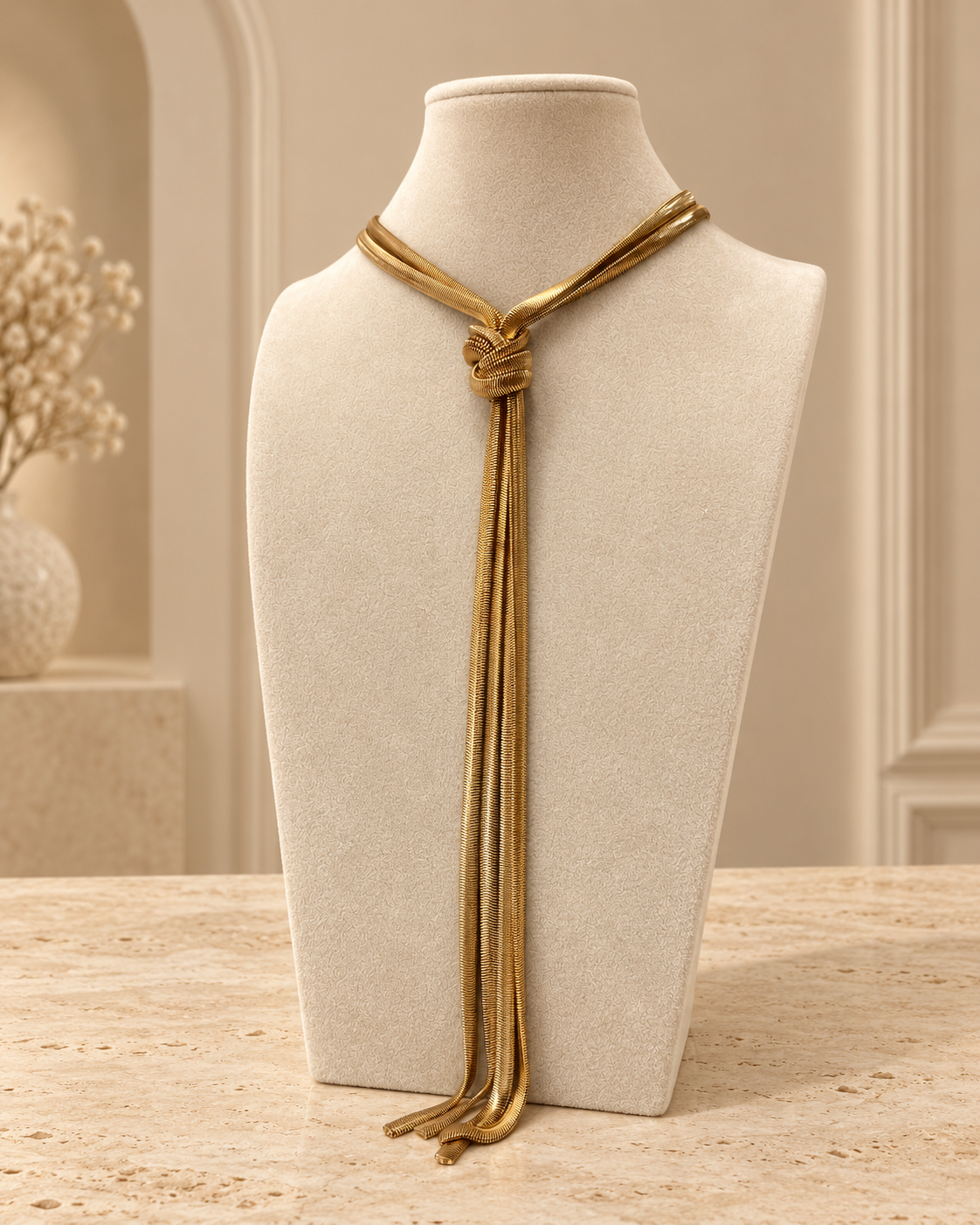 Collana Nodo Dorato