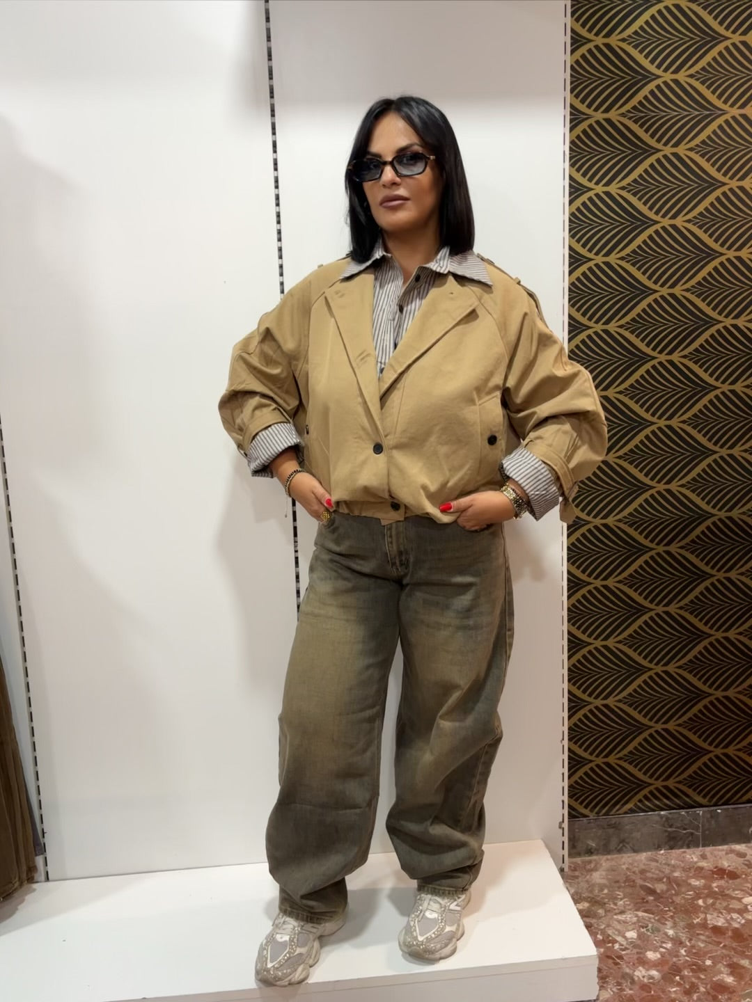 Trench Manhattan con Finta Camicia