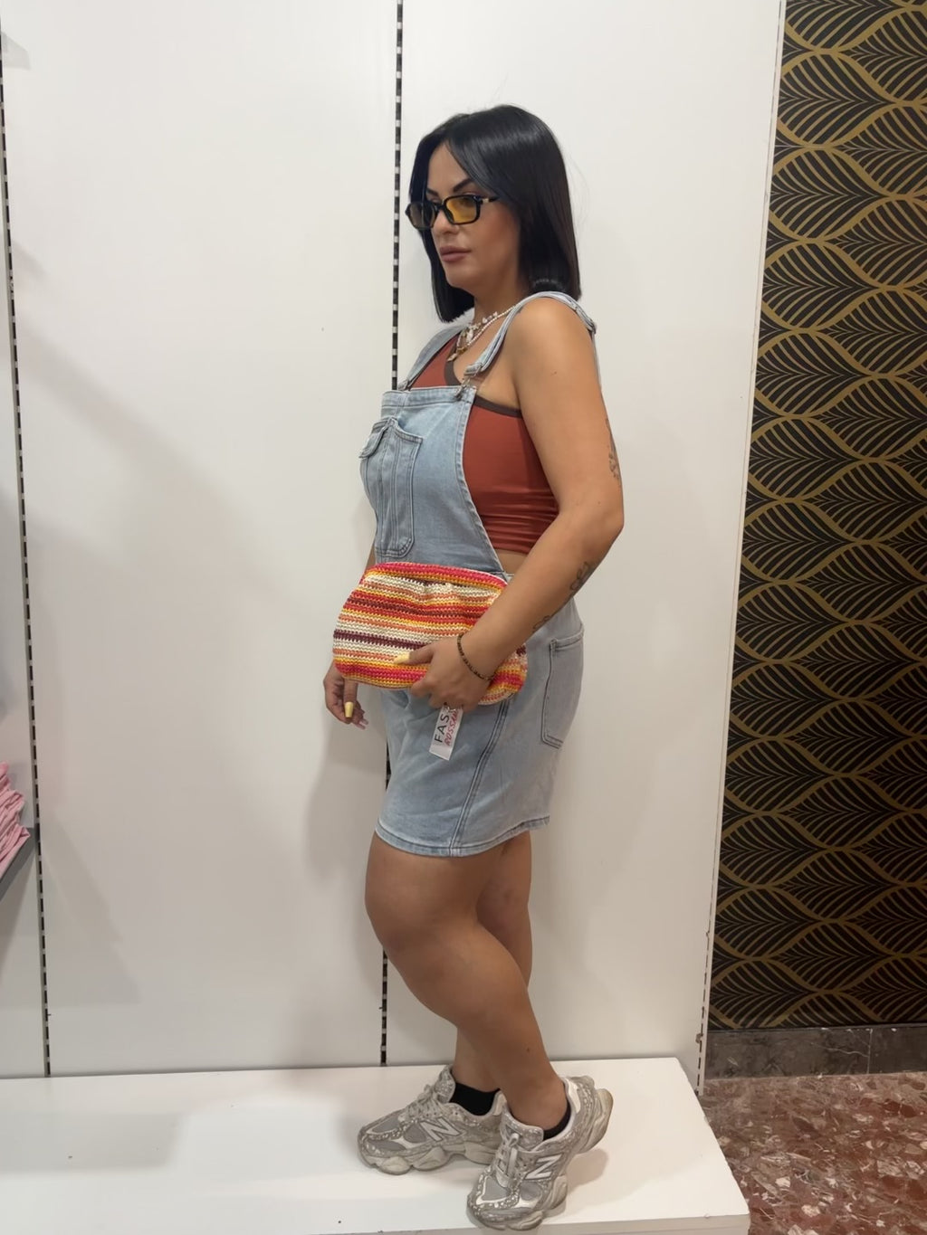 Salopette Victoria in Denim Lavaggio Chiaro
