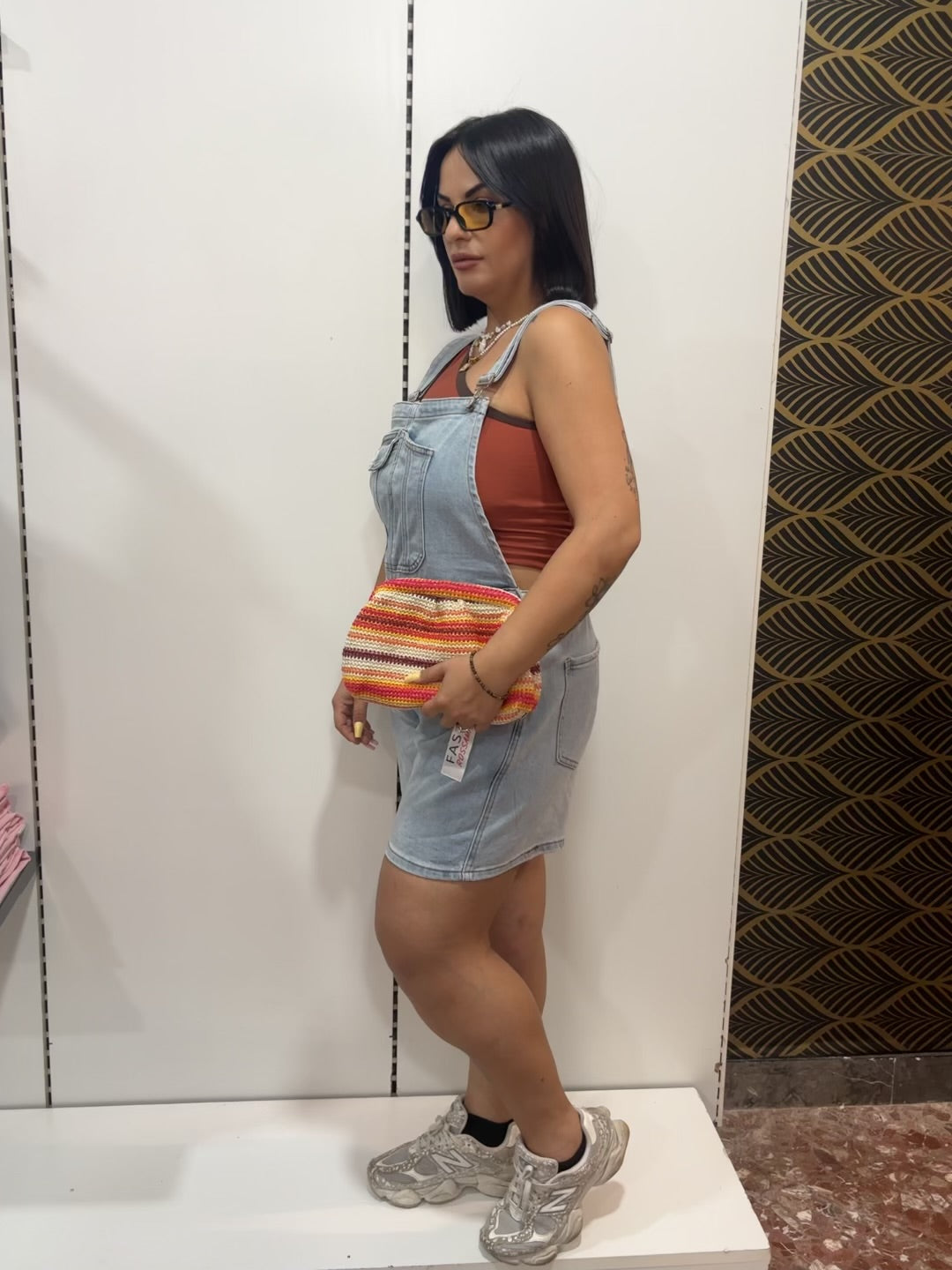 Salopette Victoria in Denim Lavaggio Chiaro