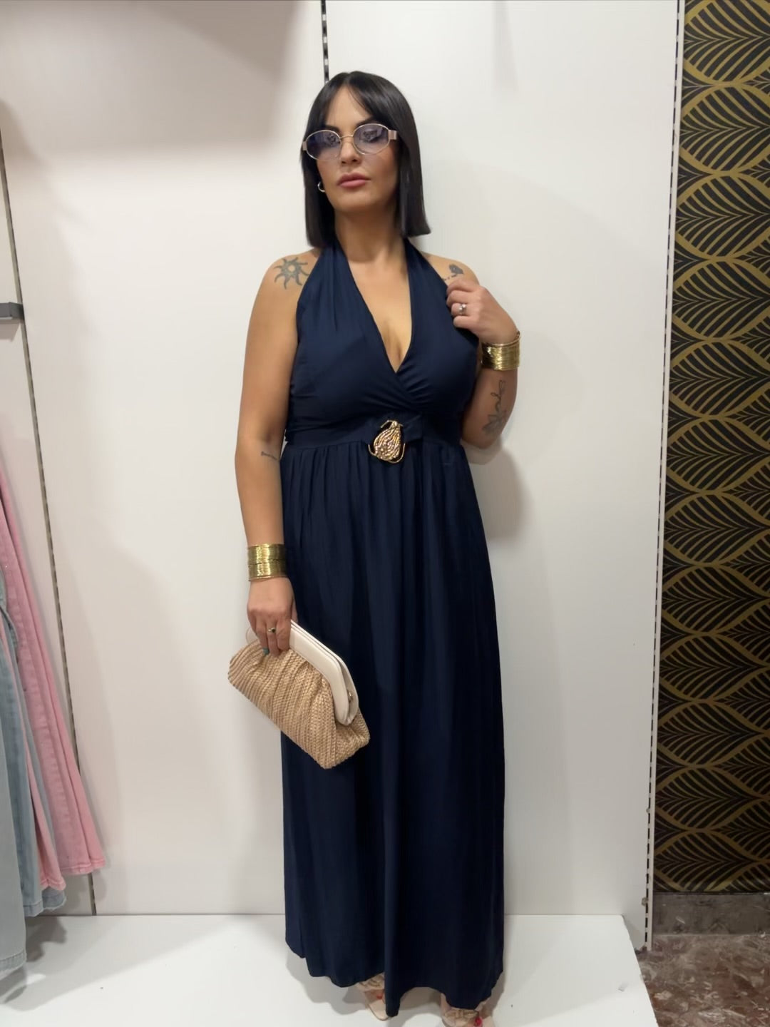 ✨ Abito Lungo Elegance Midnight