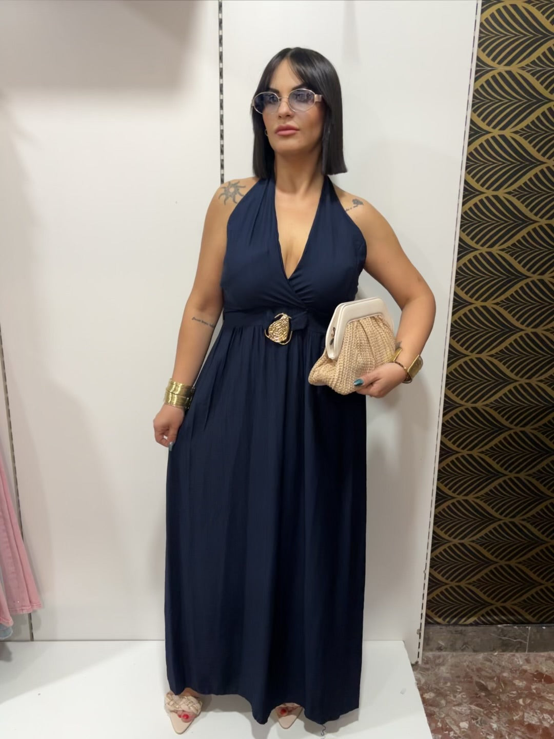 ✨ Abito Lungo Elegance Midnight