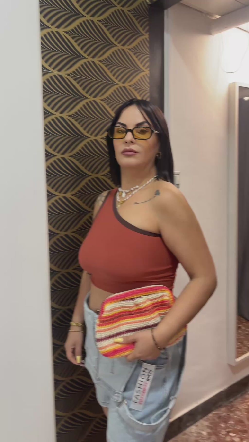 Salopette Victoria in Denim Lavaggio Chiaro
