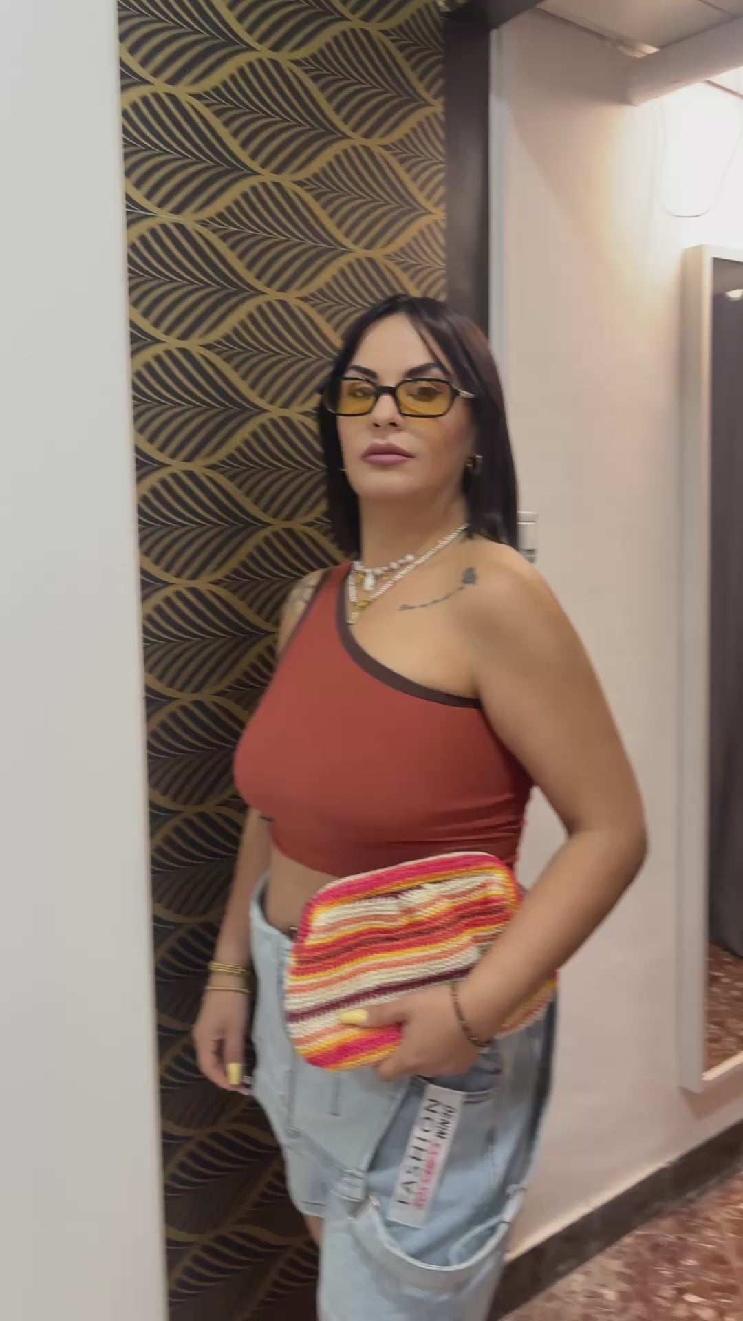 Salopette Victoria in Denim Lavaggio Chiaro